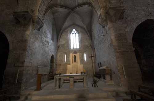Cabecera de la iglesia de Vallbona